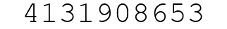 Number 4131908653.