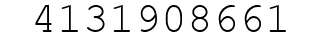 Number 4131908661.