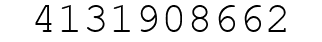 Number 4131908662.