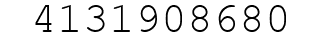 Number 4131908680.