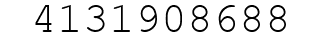 Number 4131908688.