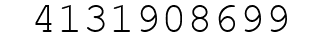 Number 4131908699.