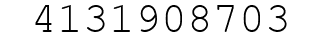 Number 4131908703.