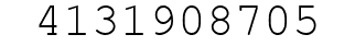 Number 4131908705.