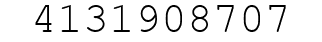 Number 4131908707.