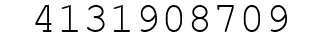 Number 4131908709.