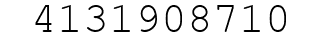 Number 4131908710.