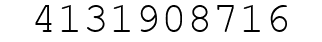 Number 4131908716.