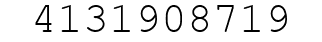 Number 4131908719.