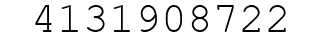Number 4131908722.