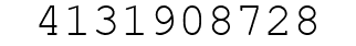 Number 4131908728.
