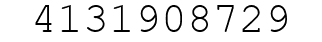 Number 4131908729.