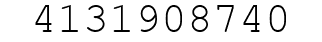 Number 4131908740.