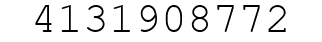 Number 4131908772.