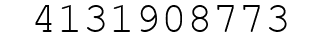 Number 4131908773.