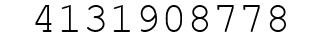 Number 4131908778.