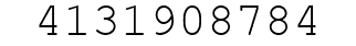 Number 4131908784.