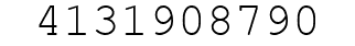 Number 4131908790.