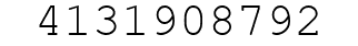 Number 4131908792.