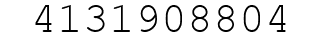 Number 4131908804.