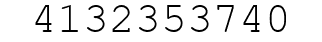 Number 4132353740.