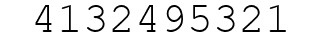 Number 4132495321.