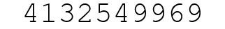 Number 4132549969.
