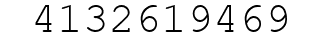 Number 4132619469.