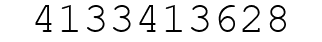 Number 4133413628.