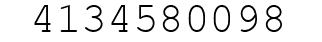 Number 4134580098.
