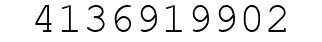 Number 4136919902.