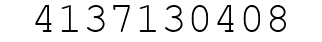 Number 4137130408.