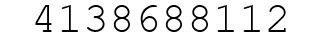 Number 4138688112.