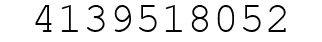 Number 4139518052.
