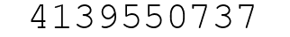 Number 4139550737.