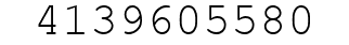 Number 4139605580.