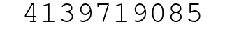 Number 4139719085.