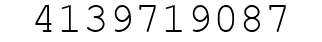 Number 4139719087.