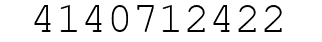 Number 4140712422.