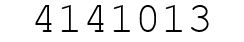 Number 4141013.