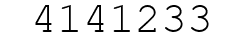 Number 4141233.