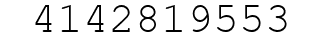 Number 4142819553.