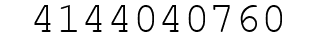 Number 4144040760.