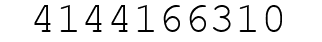 Number 4144166310.