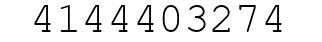 Number 4144403274.