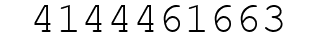Number 4144461663.