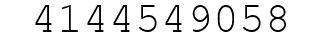 Number 4144549058.
