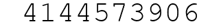 Number 4144573906.