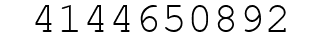 Number 4144650892.