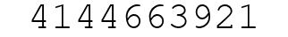 Number 4144663921.